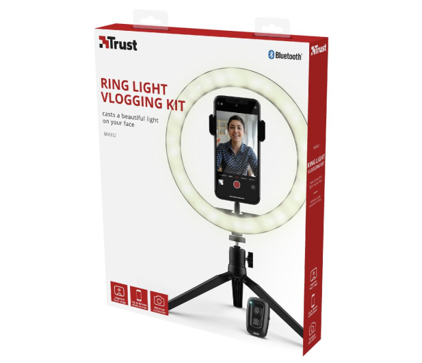 Trust Ring Light Vlogging Kit - 706288 - zdjęcie 6